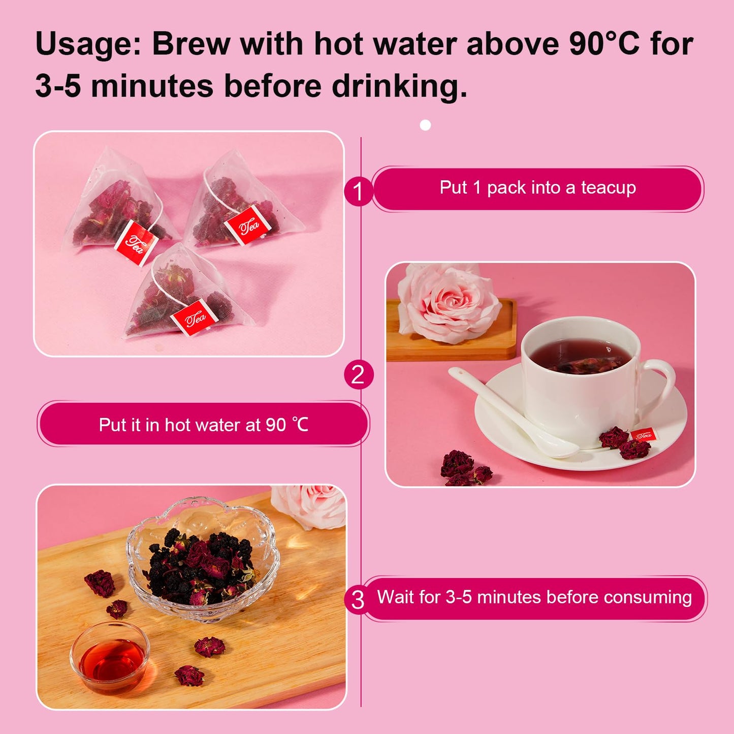 Longan goji red Jujube tea Natural Herbal Beverage Combination Healthy Natural Tea (250g/bag10g*25 packets)