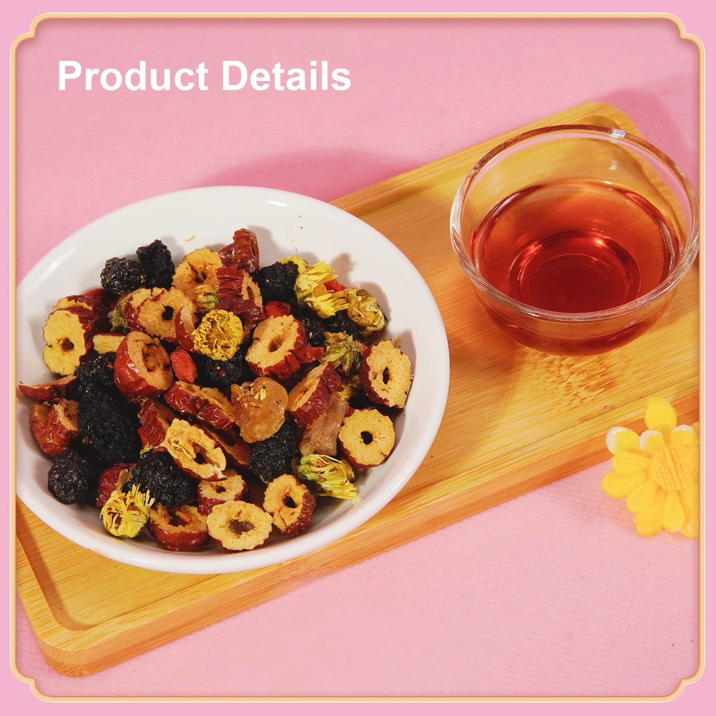 Longan goji red Jujube tea Natural Herbal Beverage Combination Healthy Natural Tea (250g/bag10g*25 packets)