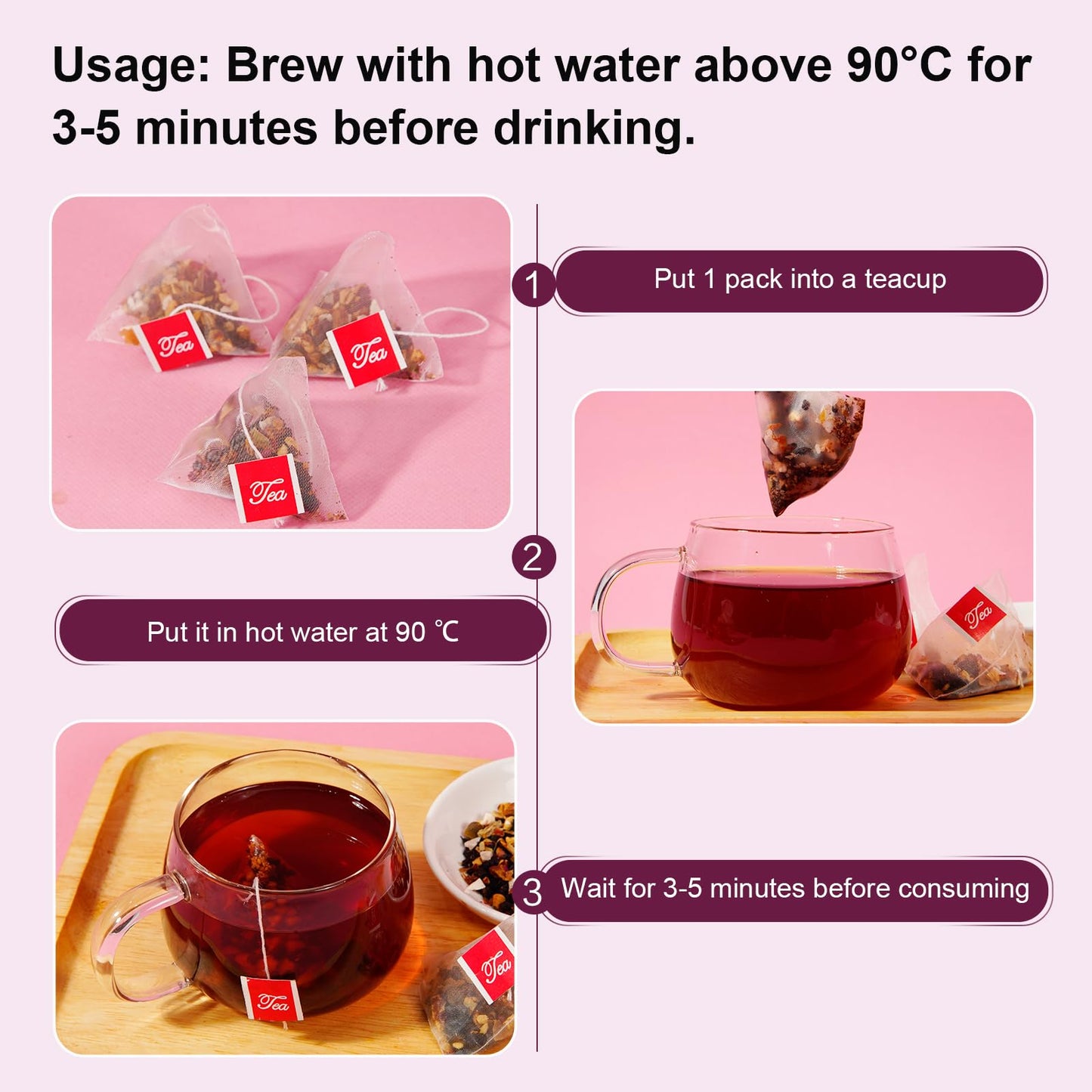 Longan goji red Jujube tea Natural Herbal Beverage Combination Healthy Natural Tea (250g/bag10g*25 packets)