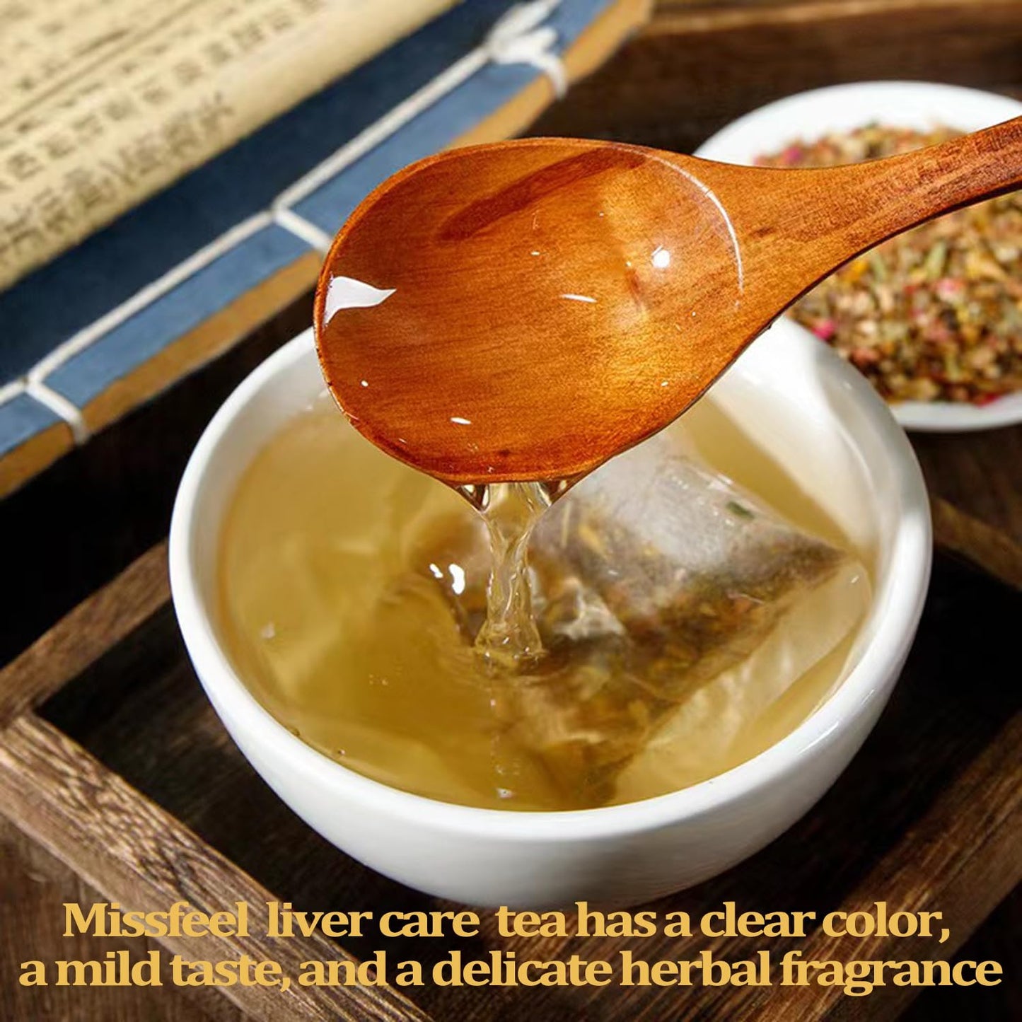 Ginseng Five Treasure Tea, Kidney Tea Formula Ginseng Six Treasure Natural Detox for Men & Women, Organic Chinese Herbal Tea, 6 Precious Ingredients Formula (2 Bags 50 Pcs)
