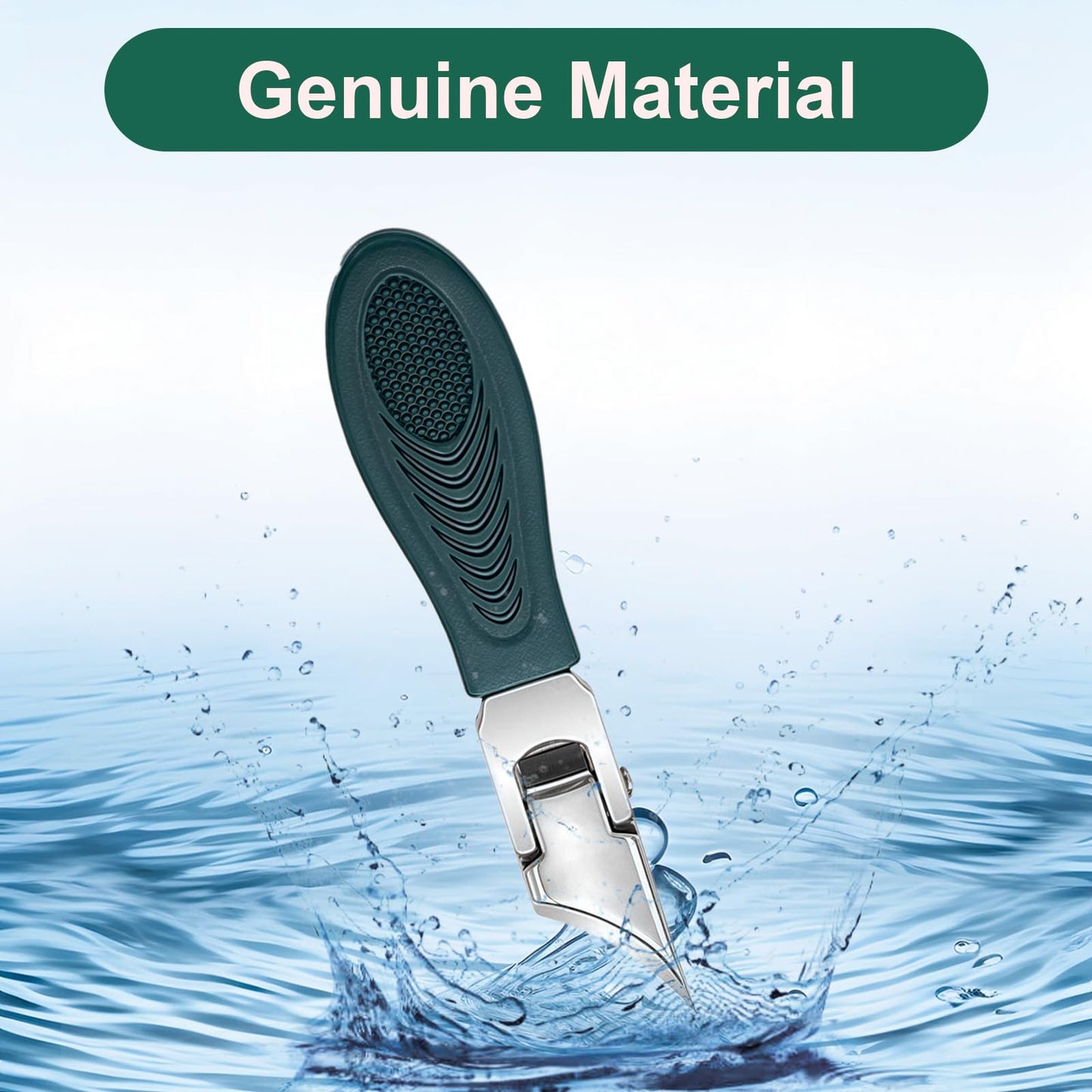 Eagle Beak Beveled Nail Clippers,9-Piece Sets of Eagle Beak Nail Clippers,Anti-Splash Super Sharp Oblique Nail Clipper Set,Toenail Clippers for Thick toenails,Suitable for Both Men and Women (Green)
