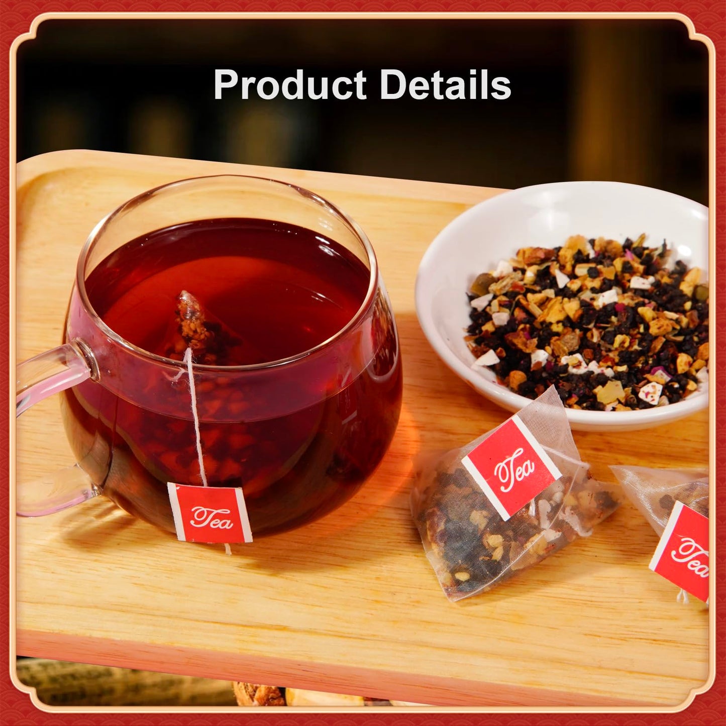 Longan goji red Jujube tea Natural Herbal Beverage Combination Healthy Natural Tea (250g/bag10g*25 packets)