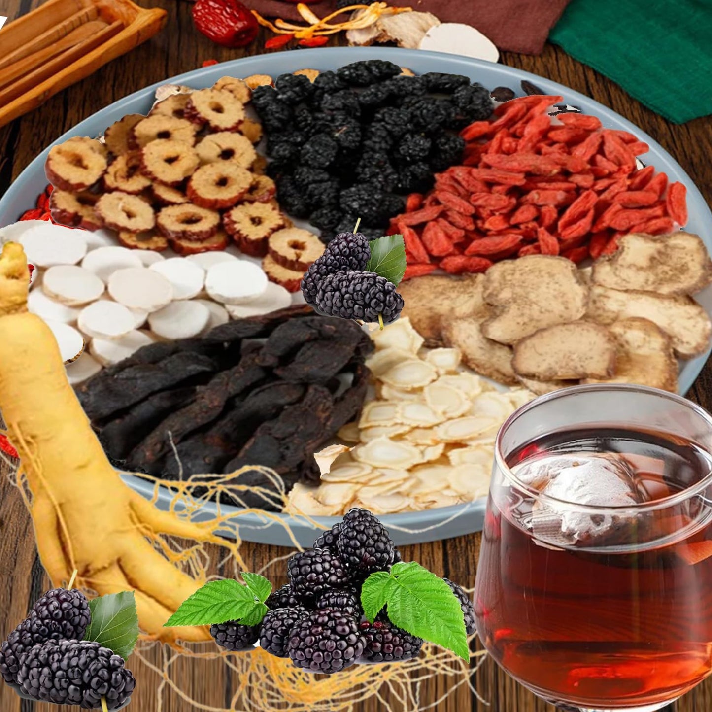 Kidney Tea Formula Ginseng Six Treasure Tea,Formula Ginseng Treasure Tea,Ginseng Treasure Tea,Kidney Cleanse Tea,Ginseng Tea,Kidney Tea (10pcs)
