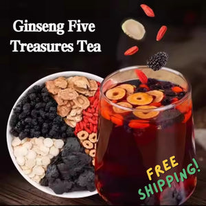 Premium Five Treasure Ginseng Tea – Boost Energy & Immunity Naturally