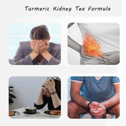 30bags Turmeric Kidney Tea Formula Ginseng Eight Treasures, Turmeric Kidney Tea Formula, Traditional Chinese Herbs for Men & Women (30bags)