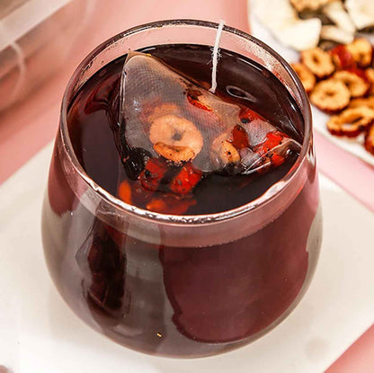 Ginseng Five Treasures Tea - Kidney Tea Wubao Tea Ginseng Red Date Natural Chinese Herbal Tea for Men Women 8.81oz (250g/10g x25pc), te de riñon Saludable Organica (1 Bag(25PC))