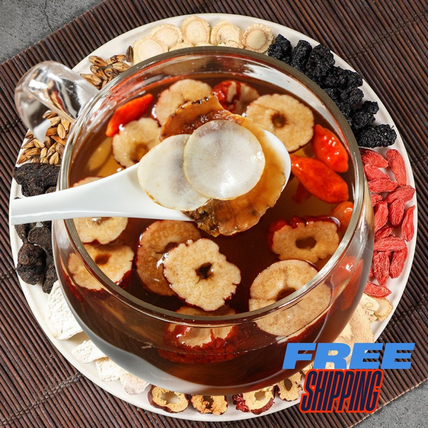 Nine Treasure Ginseng Herbal Tea – Immune-Boosting Wellness Elixir