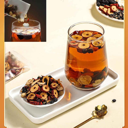 Kidney Tea Formula Ginseng Ten Treasure Tea,10 Precious Ingredients Formula, Ginseng Ten Treasure Aid Root Kidney Tea, Chinese Kidney Care Tea, Men’S Herbal Tea (1Box)