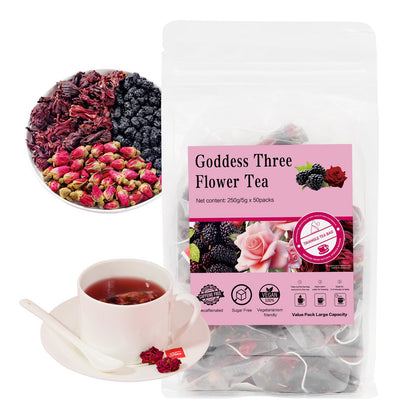 Longan goji red Jujube tea Natural Herbal Beverage Combination Healthy Natural Tea （250g/bag10g*25 packets）