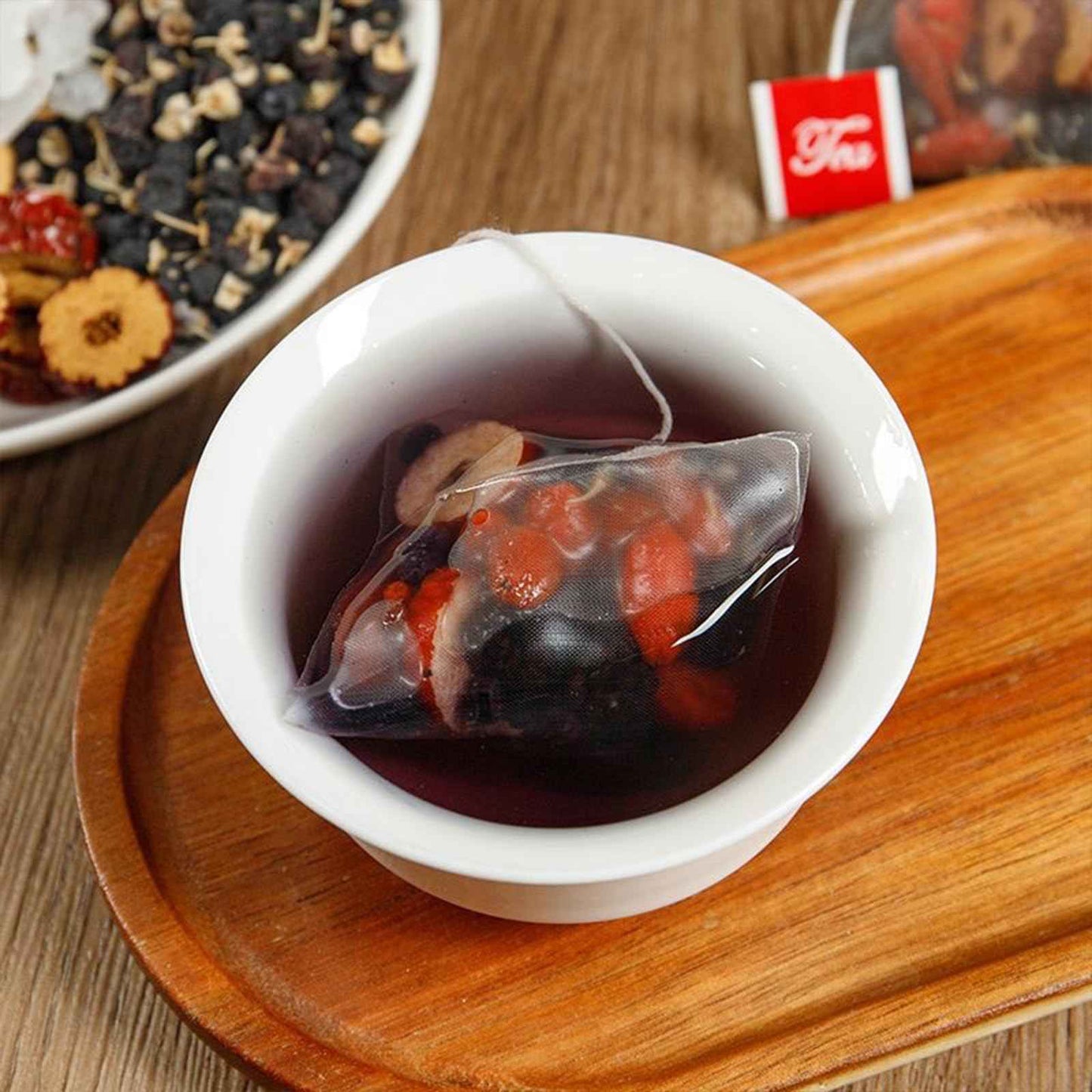 30 Pcs Formula Ginseng Treasure Tea, Kidney Tea Formula Ginseng Six Treasure, Kidneys Cleanse Teabag, Organic Kidneys Cleanse Herbal Teabag(30pcs)