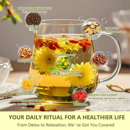 Teeo Deeo Kidney Tea Formula Ginseng Six Treasure Tea – Premium Herbal Blend for Wellness, Detox & Vitality | Natural Herbal Ginseng Teas for Kidney Detox Digestion & Immunity Boost | 7 Precious Ingredients Formula (30 Bags/1 Pack)