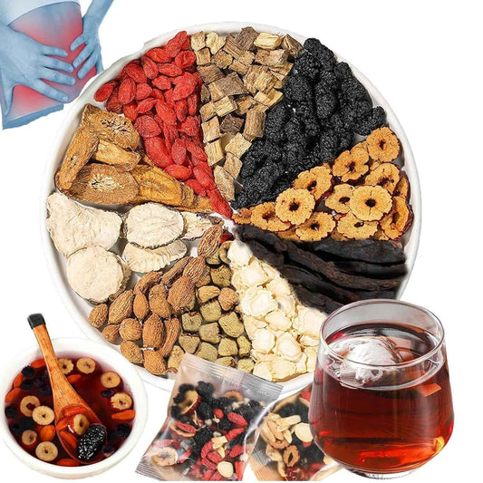 Generic Kidney Tea Formula Ginseng Six Treasure Tea - Ginseng Five Treasures Tea Kidney Tea, Organic Kidney Cleanse Herbal Tea, Traditional Healthy Kidney Cleansing Tea for Men & Women